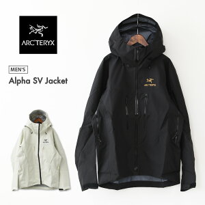 ARC'TERYX [�A�[�N�e���N�X���K�㗝�X] M Alpha SV Jacket [X000009899] �A���t�@ SV �W���P�b�g �����Y�EGORE-TEX�EBIRD AID MEN'S�u�X�L�[�E�X�m�[�{�[�h�E�o�R�E�n�C�L���O�E�N���C�~���O�v[2026SS]