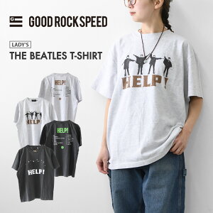 GOOD ROCK SPEED [�O�b�h���b�N�X�s�[�h] THE BEATLES T-SHIRT [26BTL003W] �U �r�[�g���Y T�V���c�E ��TEE�E�����E�o���hT�E�v�����gTEE�E�N���[�l�b�N�ELADY'S [2026SS]