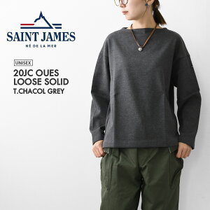 SAINT JAMES [�Z���g�W�F�[���X ���K�̔��X] 20JC OUES LOOSE SOLID - T.CHACOL GREY [20jcls-tcgry] �E�F�b�\�����[�Y �\���b�h�E�`���R�[���O���[�E���n�E�J�b�g�\�[�E�����E�R�b�g���E�{�[�g�l�b�N�EMEN'S / L