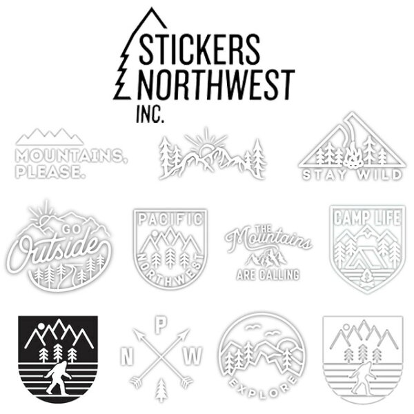 【SALE 30%OFF】STICKERS NORTHWEST[ステッカーズ ノースウエスト] CUTTING STICKERS [SDCS] カッティングシート・ステッカー・ MEN'S/LADY'S[STANDARD]