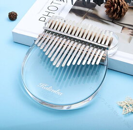 カリンバ 17キー 初心者セット 楽器 くま 親指ピアノ アクリル製 Kalimba はじめてのカリンバ 指 トレーニング 子供 大人 親指 ピアノ かりんば