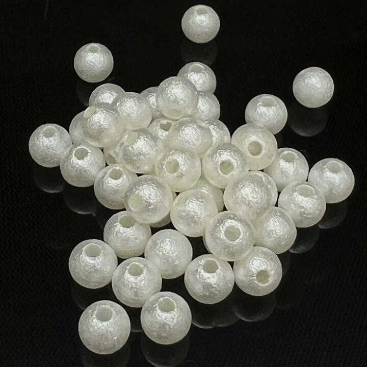 楽天市場】パールビーズ コットンパール風 エアーパール風 6mm 10mm 