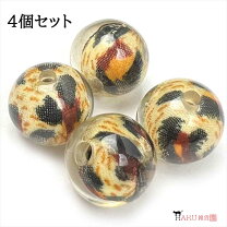 楽天市場】ヒョウ柄 ビーズの通販