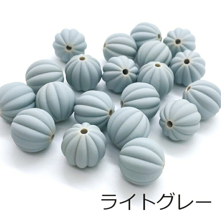 楽天市場】パンプキンビーズ 16mm 20個セット マットビーズ かぼちゃ 