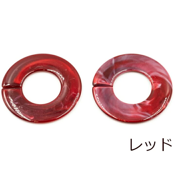 楽天市場】アクリルパーツ 繋ぎパーツ 大きめ 正円 48mm 6個セット 