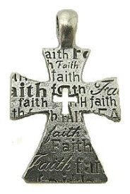 チャーム　クロスwith Faith X11-1