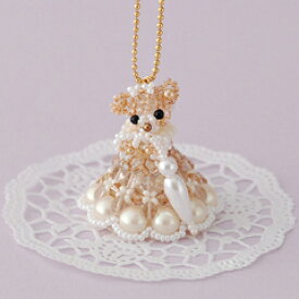 手作りキット ビーズファクトリー おめかしドール♪くれーぷちゃん BFK-261 ビーズ キット 手芸 レシピ 作り方