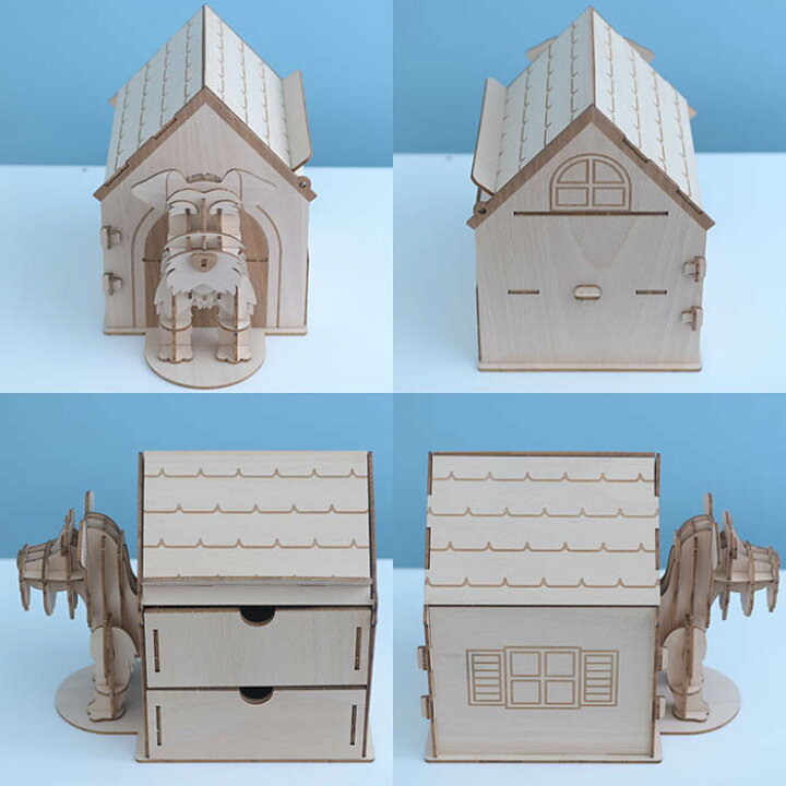 楽天市場】ki-gu-mi Living ミニチュアシュナウザー ハウス型収納 