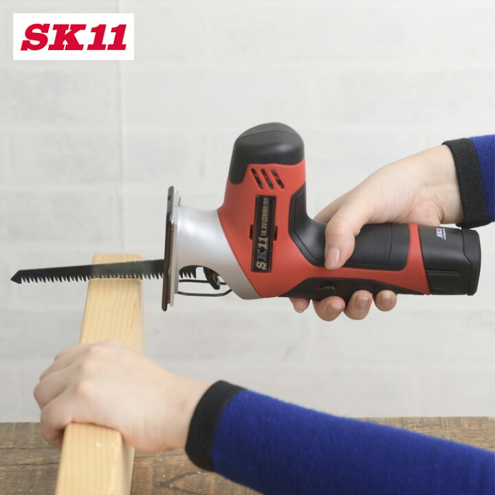 楽天市場】電動工具 藤原産業 SK11 充電マルチソー10.8V SMS-108V 