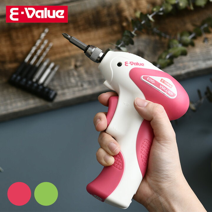楽天市場 電動ドライバー 充電式 小型 セット 藤原産業 E Value 充電ドリルドライバー7 4v 電動ドリル 電動工具 Diy女子 軽い 小さい ネジ穴 開ける 工具 組み立て ネジを締める工具 機械 家具 組立 あす楽対応 Diyインテリア Rooming ルーミング