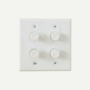 プッシュスイッチ セラミックプレート (4スイッチ) 照明 スイッチ 照明器具 壁スイッチ 北欧 インテリア おしゃれ 韓国 インテリア ライト ダイニング リビング 寝室 玄関 ナチュラル 和モ