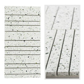 モザイクタイル シート テラゾミックス (2枚セット) 人造大理石 タイルシール 壁 キッチンタイル カフェ 店舗 インテリア キッチン リビング 寝室 玄関 テーブル 浴室 洗面台 トイレ 石材 DIY 室内 北欧 インテリア