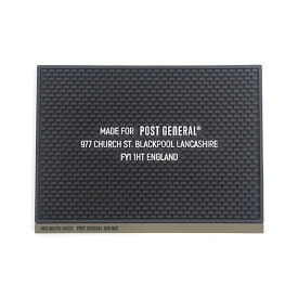 POST GENERAL ポストジェネラル ラバーマット レギュラー 玄関マット 屋外 室内 泥落とし ラバー 薄型 ドアマット 水切り おしゃれ プランターマット