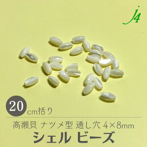 �y �V�F�� �����L �r�[�Y �i�c�� 4×8mm 20cm���� j4 �z �V�R �V�R�f�� �L �L�k shell �C sea �}���� marine �i�`������ natural ���R �� �z���C�g white �n���h���C�h ���� �p�[�c �A�N�Z�T���[ �s�A�X �C