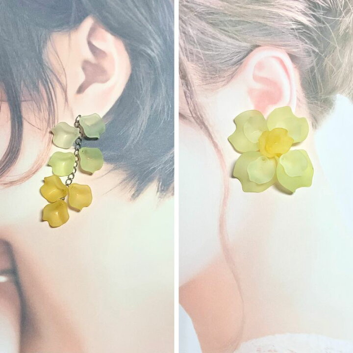 楽天市場】【 アクリル 花びら S サイズ 30ヶ オレンジ j4 】 日本製 