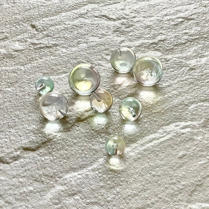 楽天市場】【アクリル シャボン カラー 片穴 丸玉 10mm 2ヶ j4 