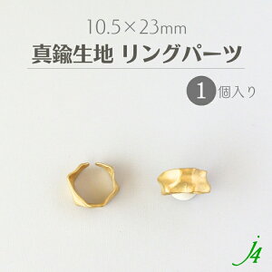 【 真鍮 生地 メタル リング パーツ No.6 約23x10.5mm 1個 j4】 アクセサリーパーツ ビーズ メタル メタルパーツ デザイン キャスト ハンドメイド 手作り ビーズパーツ 指輪 業務用 アクセサリー