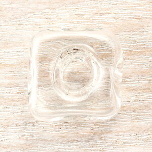 アロマビーズ スクエア クリア 大 アクセサリーパーツ