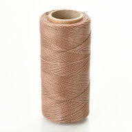 マクラメワックスコード 20m巻/グレージュ 全3サイズ (Col.No.214)【蝋引き紐/糸/ブラジルLINHASITA社/Mi…