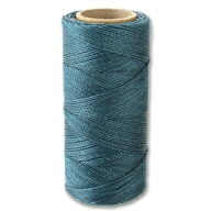 マクラメワックスコード 20m巻/マリンブルー 全3サイズ (Col.No.228)【蝋引き紐/糸/ブラジルLINHASITA社/…