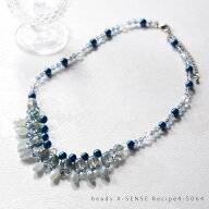イマジンアソート「クリスタルブルー」（1セット）【材料セット】【ビーズ/ハンドメイド/アクセサリーパ…