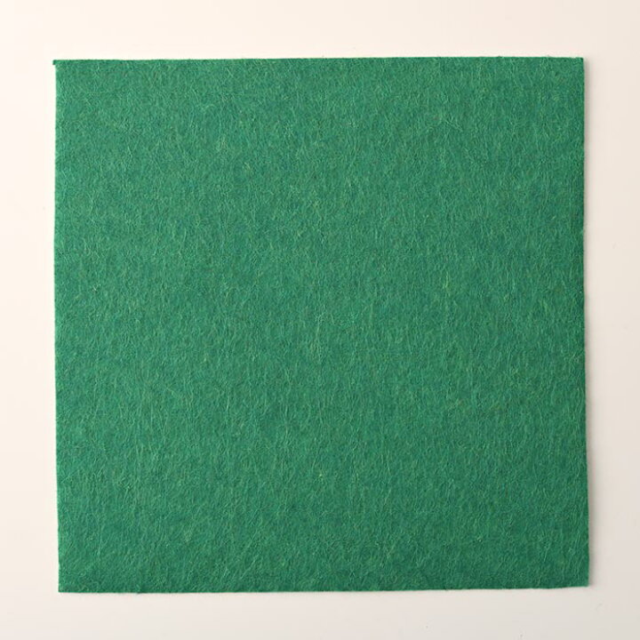楽天市場】【在庫限り】台布フェルト グリーン 15×15cm 厚さ1mm 2枚入 