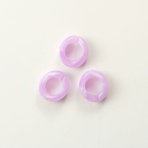 バッグショルダー/アクリルチェーンパーツ ライトパープル【ハワイアンコード/バッグ持ち手】【手作り・ハンドメイドバッグ・手芸/イロハコード】