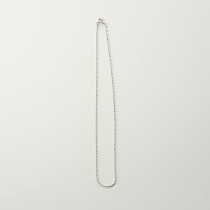 ネックレス・ペンダントチェーン(金具付) ボールチェーン 1.5mm ヒキワ・板ダルマ 45cm S 【基礎金具/メタルパーツ】【手芸/手作り/ハンドメイド/アクセサリーパーツ】
