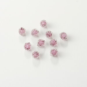 アクリルシュガービーズ キャンディビーズ アメジスト 4.5mm 10粒【アクリルビーズ/ガラス】【ビーズ/手芸/手作り/ハンドメイド/アクセサリーパーツ】