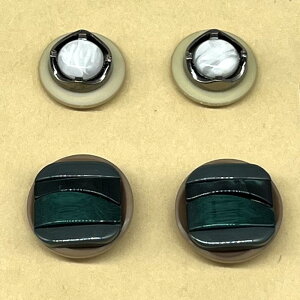 【1点もの】ヴィンテージボタンパーツ 【貼り付けパーツ/ハンドメイド/手芸/ハンドメイドアクセサリー/ピアス/イヤリング/タッセル/デコ】