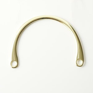 メタル持ち手 アーチ 全2色【イロハコード/ハワイアンコード/ハンドメイド/手芸/手作りバッグ/コードバッグ/バッグ金具/バッグパーツ】