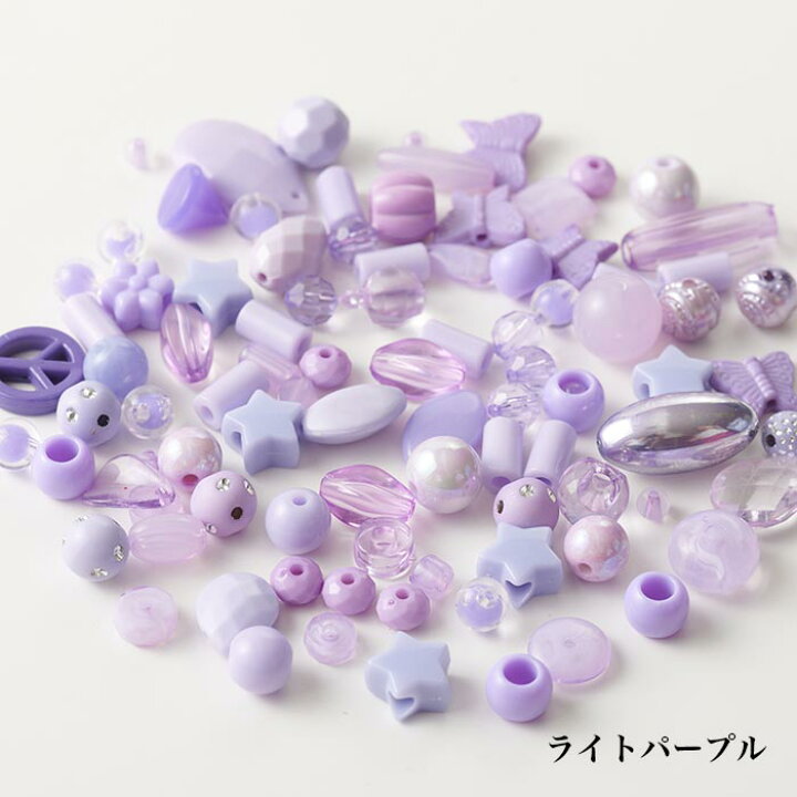 楽天市場】カラービーズアソート 全9色【アクリルビーズ/推し活/推し色 
