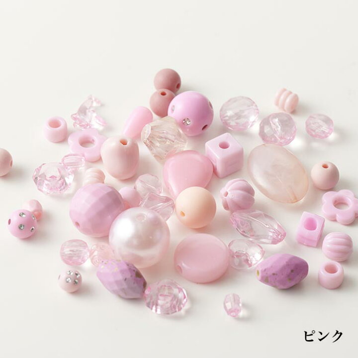楽天市場】カラービーズアソート 全9色【アクリルビーズ/推し活/推し色 