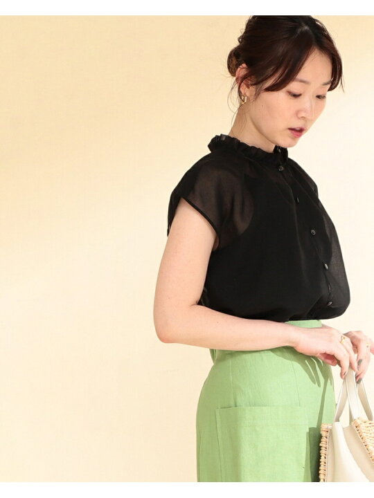 楽天市場】【SALE／60%OFF】Ray BEAMS / シアー ギャザー ハイネック 