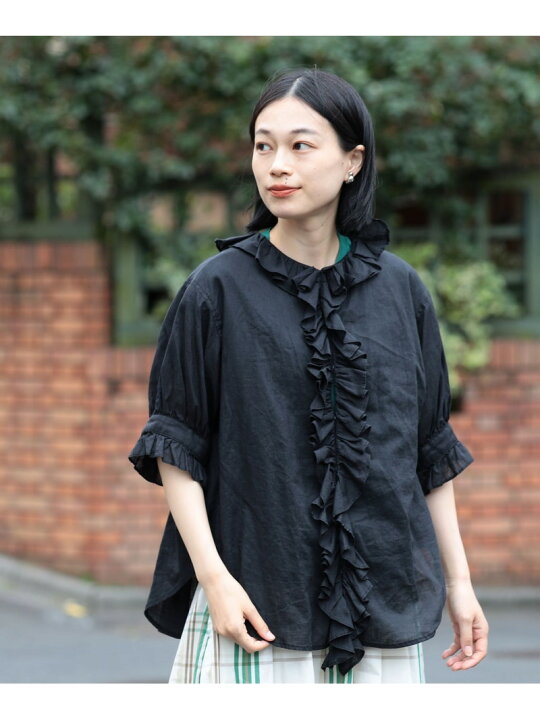 楽天市場】【SALE／40%OFF】BEAMS BOY / コットンリネン フリル 