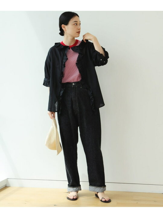 楽天市場】【SALE／40%OFF】BEAMS BOY / コットンリネン フリル 