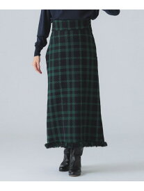 【SALE／60%OFF】カラーツイード スカート EFFE BEAMS ビームス アウトレット スカート その他のスカート グリーン【RBA_E】【送料無料】[Rakuten Fashion]