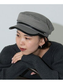 【SALE／40%OFF】千鳥格子 キャスケット BEAMS HEART WOMEN ビームス アウトレット 帽子 キャスケット ブラック ブラウン【RBA_E】[Rakuten Fashion]
