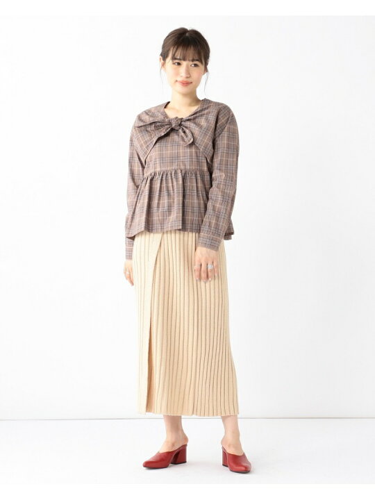 楽天市場】【SALE／80%OFF】Ray BEAMS / ニット ラップ マキシスカート  