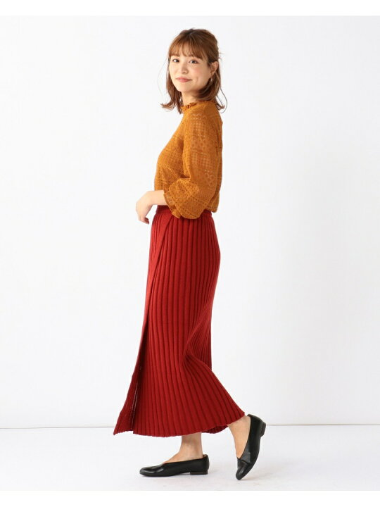 楽天市場】【SALE／80%OFF】Ray BEAMS / ニット ラップ マキシスカート  