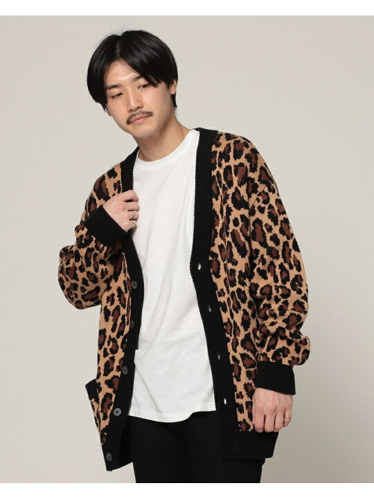 楽天市場】【SALE／50%OFF】BEAMS / アニマル柄 Vネック カーディガン 