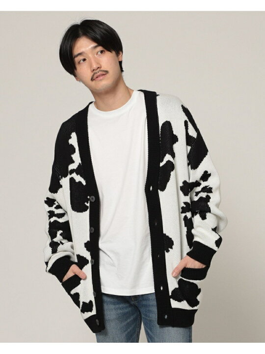 楽天市場】【SALE／50%OFF】BEAMS / アニマル柄 Vネック カーディガン 