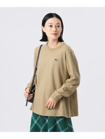 【SALE／30%OFF】【別注】LACOSTE / 別注 Aライン ロングスリーブ Tシャツ BEAMS BOY ビームス アウトレット トップス カットソー・Tシャツ ホワイト ブラック ベージュ ネイビー【RBA_E】【送料無料】[Rakuten Fashion]