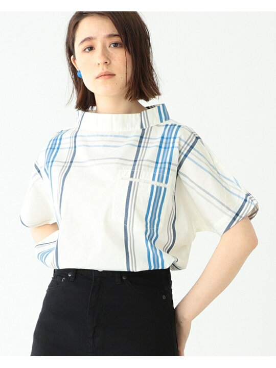 楽天市場】【SALE／50%OFF】BEAMS BOY / ビッグ タータン バスクシャツ 