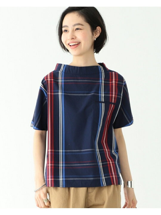 楽天市場】【SALE／50%OFF】BEAMS BOY / ビッグ タータン バスクシャツ 