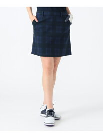 PURPLE LABEL / チェック バックプリーツ スカート BEAMS GOLF PURPLE LABEL ビームス アウトレット スカート その他のスカート ネイビー パープル【送料無料】[Rakuten Fashion]
