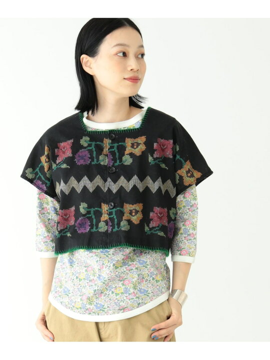 楽天市場】【SALE／40%OFF】BEAMS BOY / フラワー エンブロイダリー 