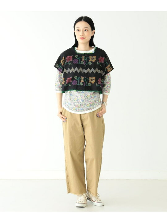 楽天市場】【SALE／40%OFF】BEAMS BOY / フラワー エンブロイダリー 