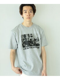 【SALE／20%OFF】【SPECIAL PRICE】BEAMS T / LIE IN THE STREAM Tシャツ BEAMS T ビームス アウトレット トップス カットソー・Tシャツ グレー【RBA_E】[Rakuten Fashion]