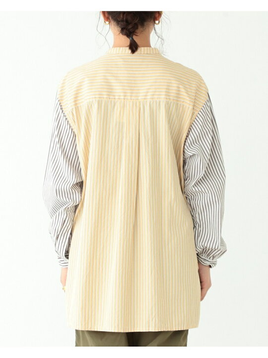 楽天市場】【SALE／50%OFF】BEAMS BOY / ストライプ ヘンリーネック 